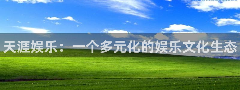 天富平台麻将胡了：天涯娱乐：一个多元化的娱乐文化生态